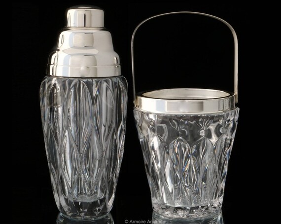 cocktail shaker and ice bucket set