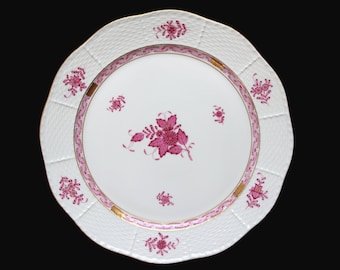 Fine Herend Handpainted Emaille Rose ERS 11