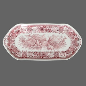 Large Porcelain Serving Plate - VILLEROY & BOCH Burgenland Red