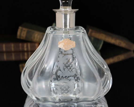 Jihlavske Sklarny Bohemia Hand Cut Lead Crystal Decanter