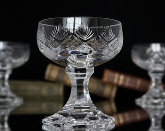 2x Crystal CHAMPAGNE COUPES - Villeroy & Boch