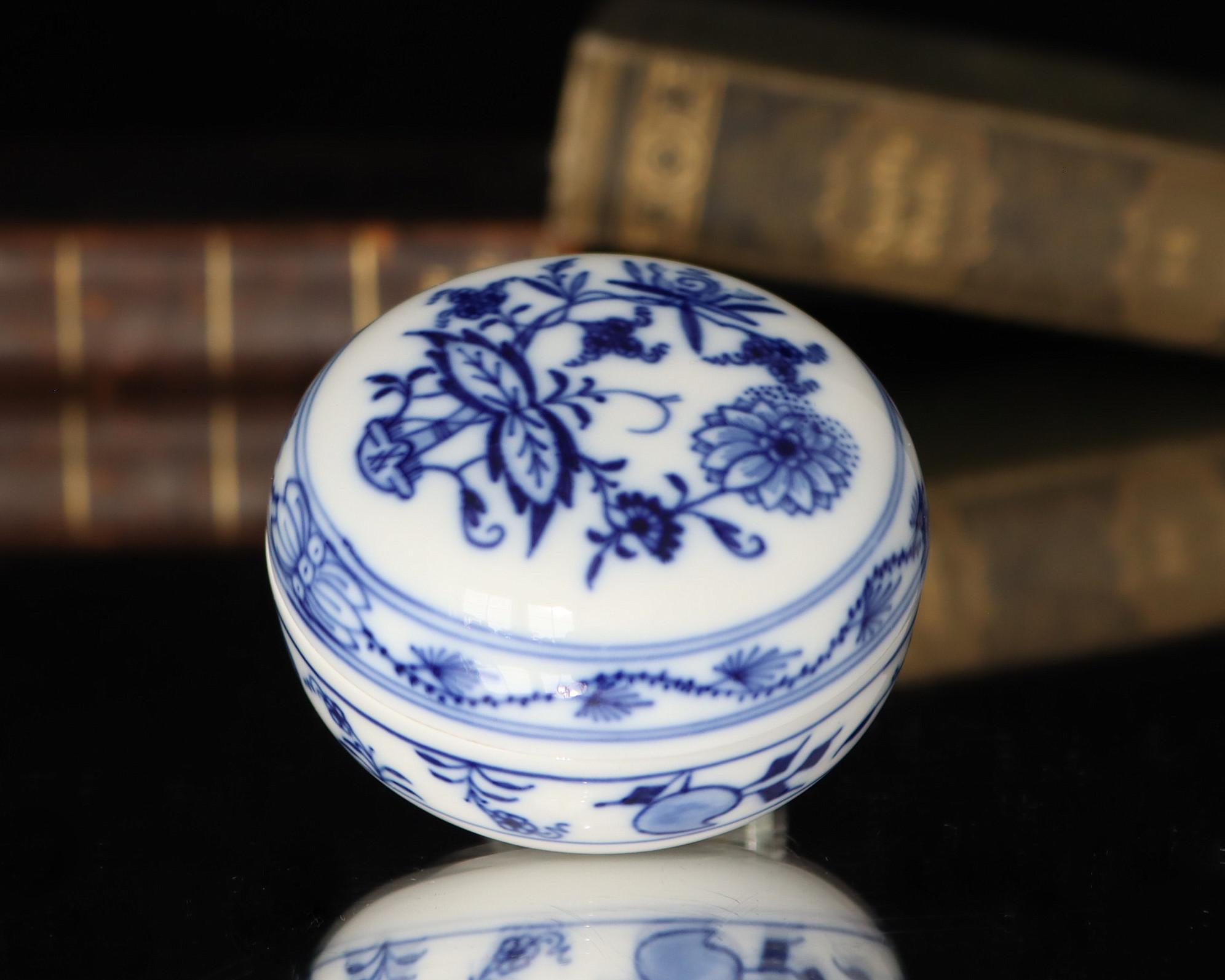 マイセン磁器小物入れ - ブルーオニオン、1級 - Etsy 日本