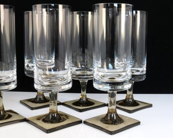 6x Kristall Aperitif Gläser - ROSENTHAL Berlin - Design von George Butler Jensen
