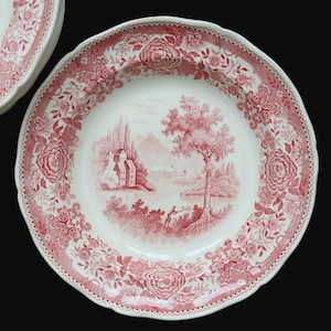 6x Deep Soup Plates - VILLEROY & BOCH Burgenland Red