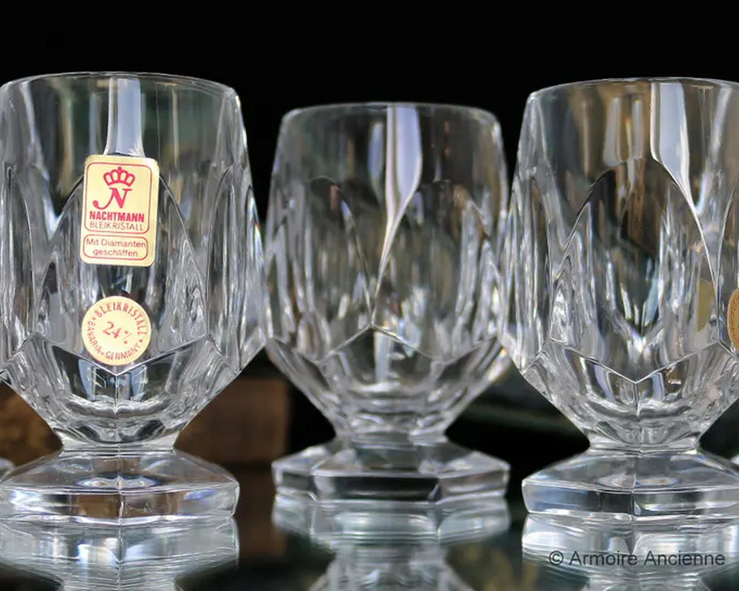 5x Crystal Shot Glasses - NACHTMANN