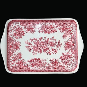 Small Rectangular Serving Tray in Red - VILLEROY & BOCH Fasan