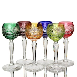 1x Crystal Cordial Glass - Colored Crystal - NACHTMANN