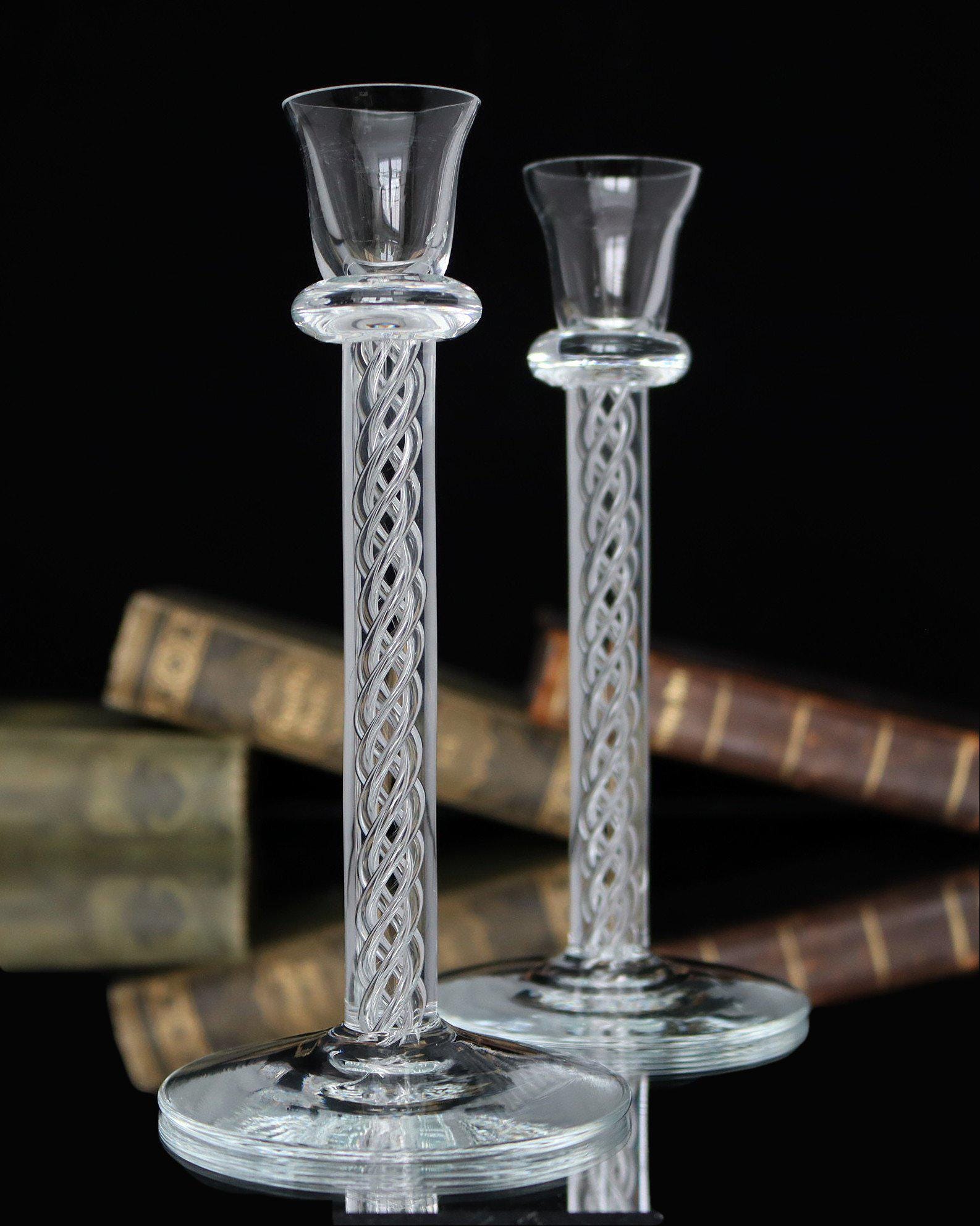 KOSTA BODA＊Bellis＊Candle stand・* 2x KOSTA BODA Air Twist Candle Holders - Etsy