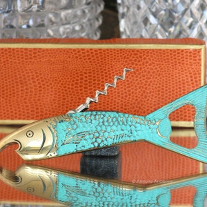 Brass WINE OPENER in Fish Design