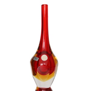 Murano Glass ムラノ カット 大型 花瓶 Amazon.co.jp: MURANO ITALY ムラノ グリーン ライン 花瓶