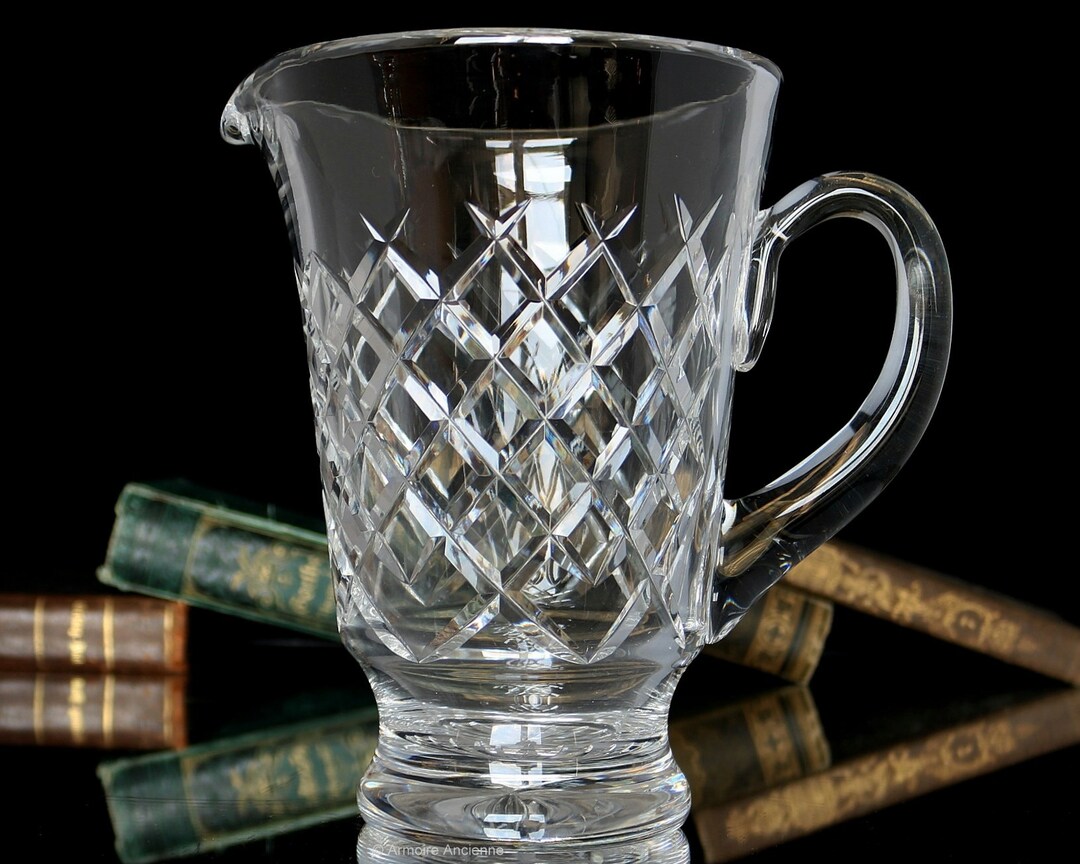 WATERFORD JUICE PITCHER Cut Crystal Adare Pattern Etsy