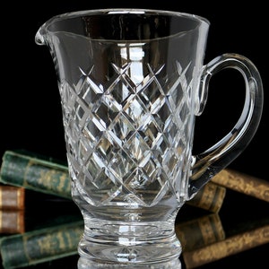 WATERFORD - JUICE PITCHER - Cut Crystal - Adare Pattern