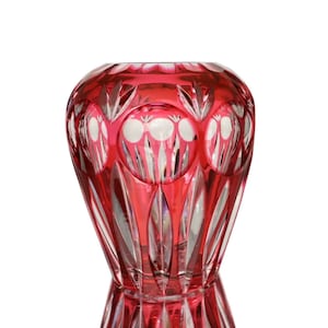 Cranberry Crystal Vase - NACHTMANN
