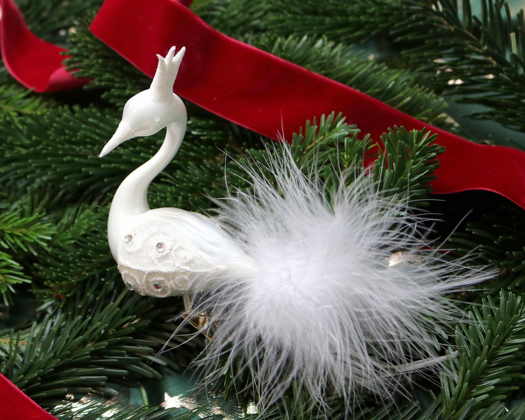 10 Pcs Ostrich Feather Kit for Christmas Decorations/ Tree Ornaments/tree  Decorations/ Feather Tree 