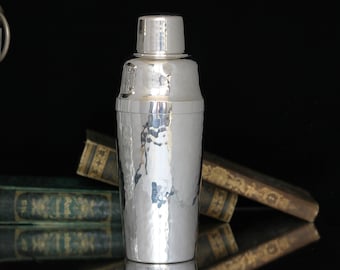 COCKTAIL SHAKER with Silver-Plated Hammered Finish - WMF