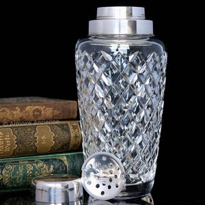Crystal COCKTAIL SHAKER, Silver-plated Mounting - WMF