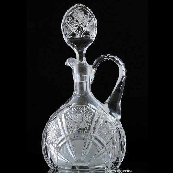 Crystal Decanter With Handle Etsy