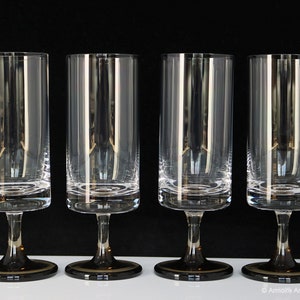 4x Crystal Aperitif Glasses - ROSENTHAL Berlin by George Butler Jensen
