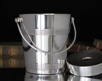 CHRISTOFLE - Ice Bucket with Silver-Plated Finish - Galia Line