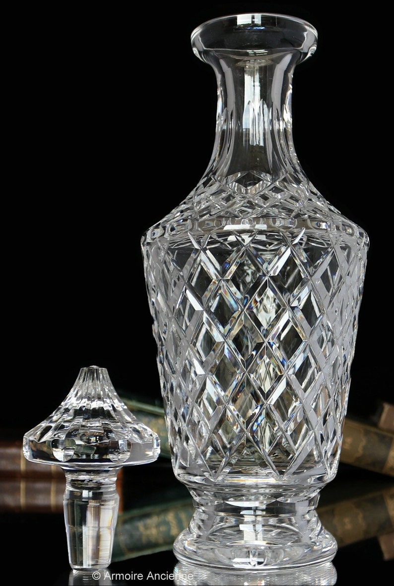 WATERFORD Crystal Decanter Adare Pattern Etsy
