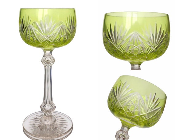 Val Saint Lmbert アンティーク酒杯WH　カメイガラス Val Saint Lmbert アンティーク酒杯RD カメイガラス Val Saint Lmbert