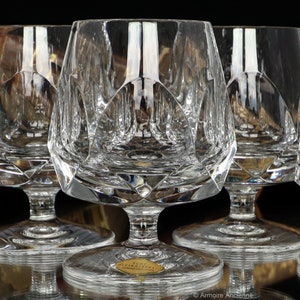 Crystal COGNAC GLASSES Brandy Snifters Set of 2 