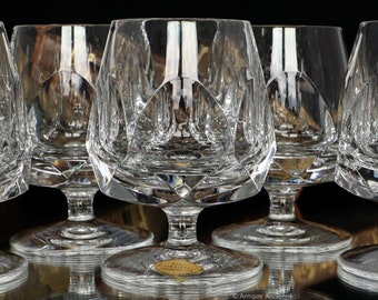 Crystal COGNAC GLASSES - Brandy Snifters | Set of 2