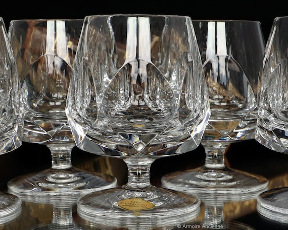 Crystal COGNAC GLASSES Brandy Snifters Set of 2 