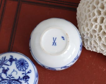 マイセン磁器製小物入れ - ブルーオニオン、1級品 - Etsy 日本