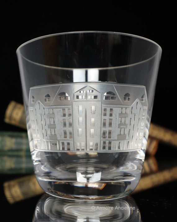 1x Crystal WHISKEY Glass - Tumbler With Cut Pattern - CARL ROTTER - Etsy