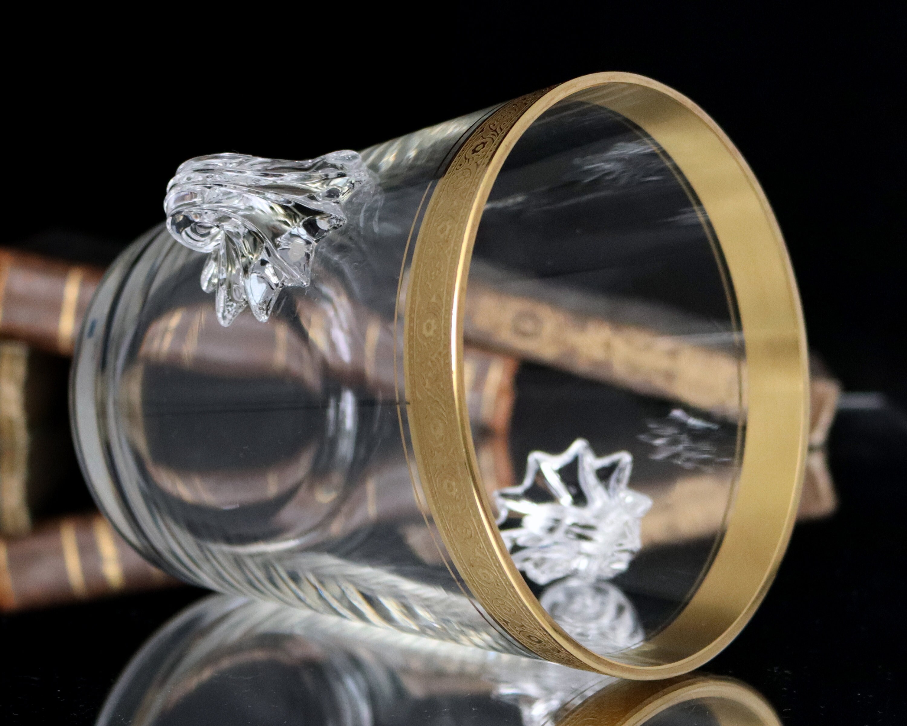 Crystal Ice Bucket With 24K Gold Rim - THERESIENTHAL - Etsy