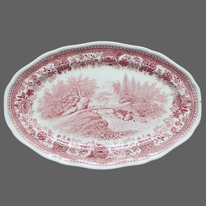 Oval Serving Plate - VILLEROY & BOCH Burgenland Red