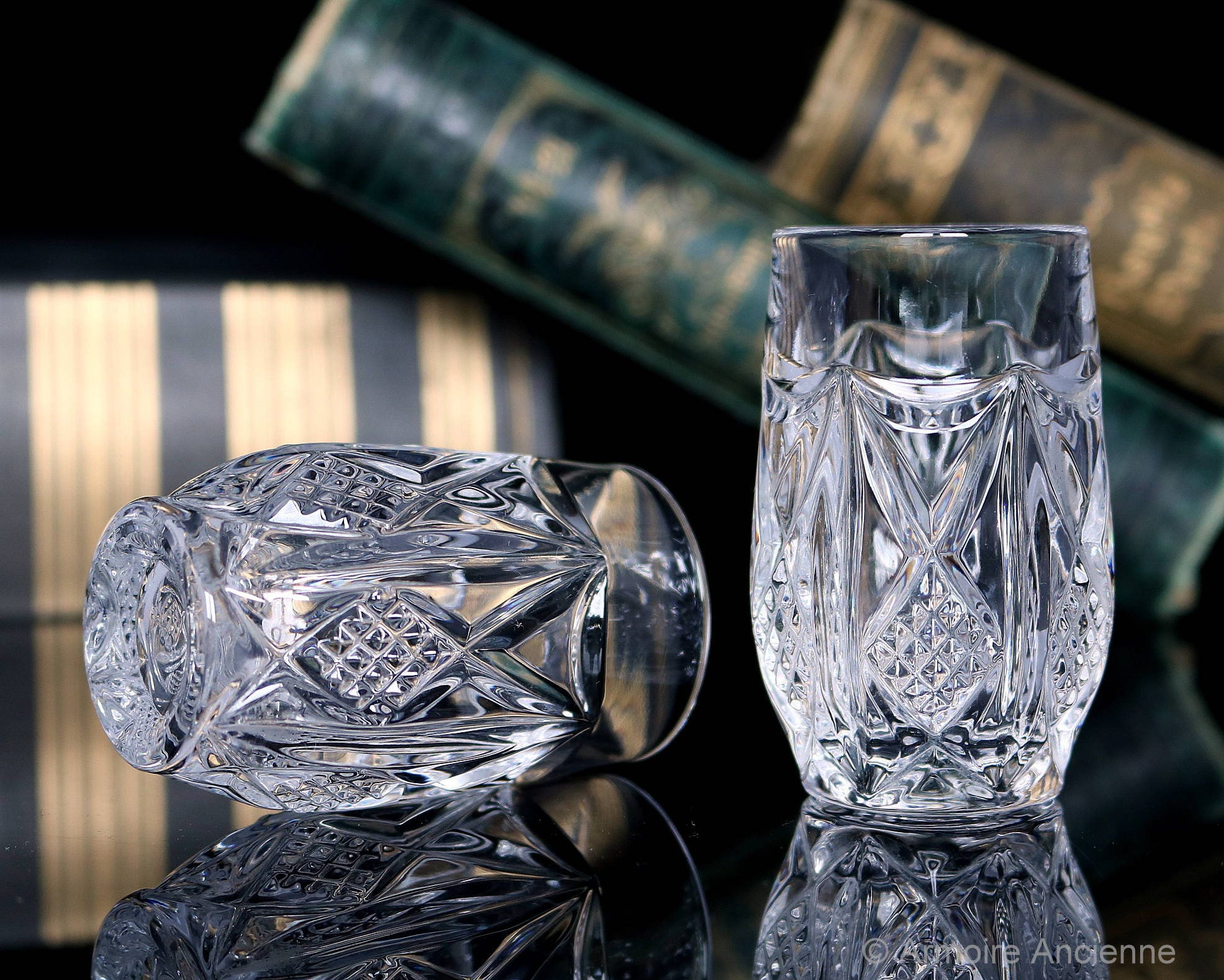 6x Crystal SHOT Glasses Small LIQUEUR or CORDIAL Glasses Etsy