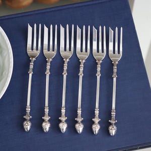 6x Silver-plated Dessert Forks - CHRISTOPH WIDMANN Classique - Etsy