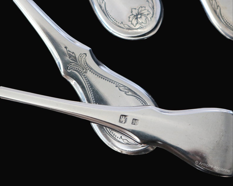 6x Dessert Forks Silver Plated WMF Cake Forks Etsy