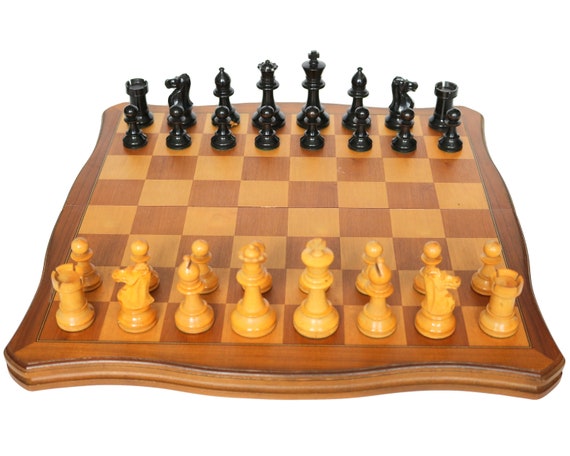 チェス chess コマ 駒 ボード ボヘミア ドイツ スタントン ヴィンテージ ヴィンテージ スタントン チェスセット（盤付き）：ラッカー仕上げの