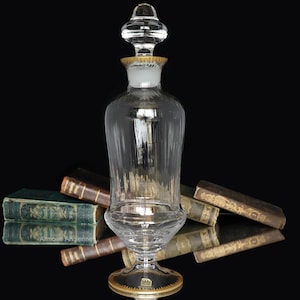 EISCH Crystal Decanter with Gold Accents