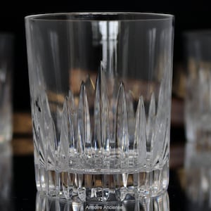 2x Crystal Whiskey Glasses - Old-Fashioned Low Ball Tumblers