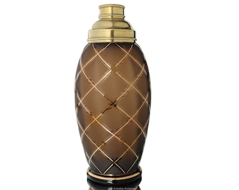 Bohemian COCKTAIL SHAKER and Glasses Set