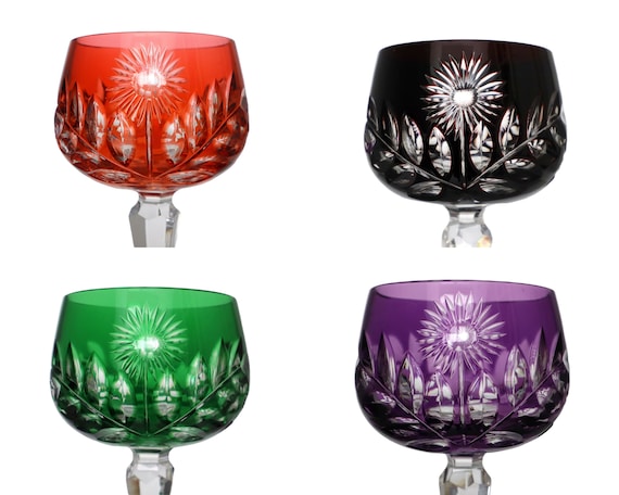 acid etched glass tumblers Hand-etched Floral Recycled Glassware main image 1