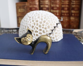 ウォルターボッセ　猫　コルク抜き ウォルター・ボッセのコルクスクリューキャット - Etsy 日本
