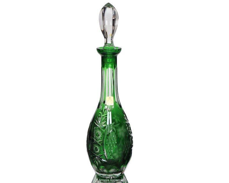 Decater Emerald Green Crystal Decater - NACHTMANN Traube - Etsy