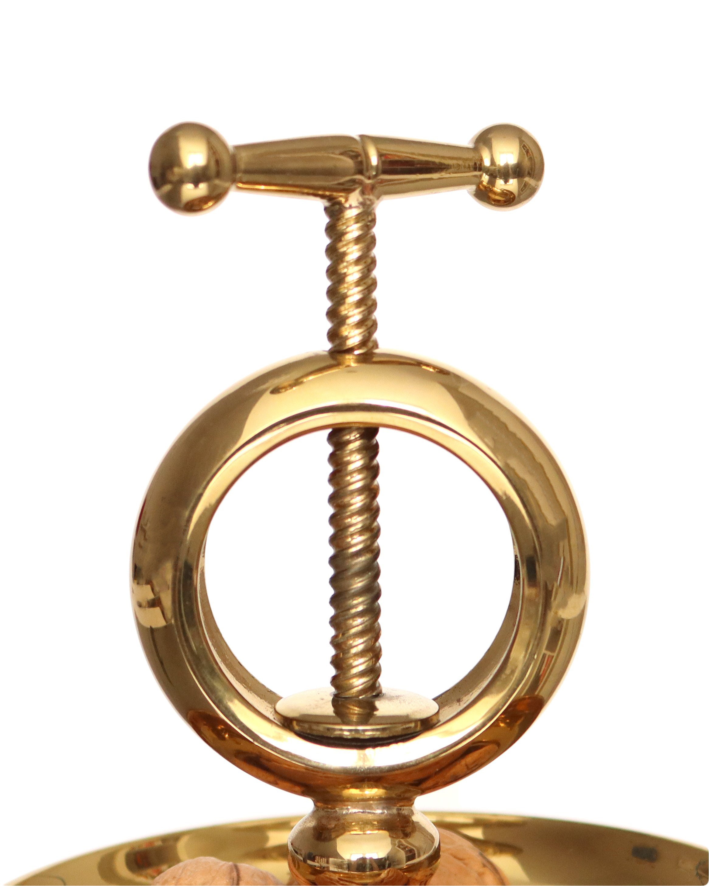 Brass Nutcracker With Hand-machined Screw - Etsy Hong Kong