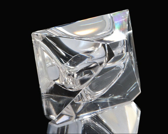 ミッドセンチュリーファセットカットクリスタルシガー灰皿 - Etsy 日本