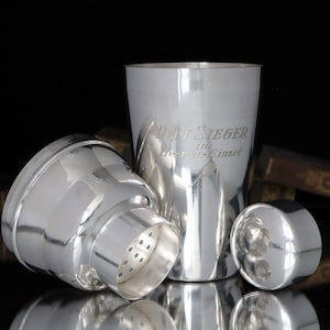 Silver-Plated Cocktail Shaker - Tennis Tournament Prize from 1946