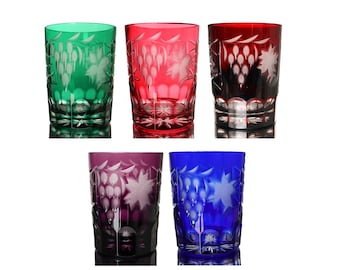 Antique American Brilliant Cut Crystal Tumblers: ABP Whiskey Glasses, Set  of 2 - Etsy