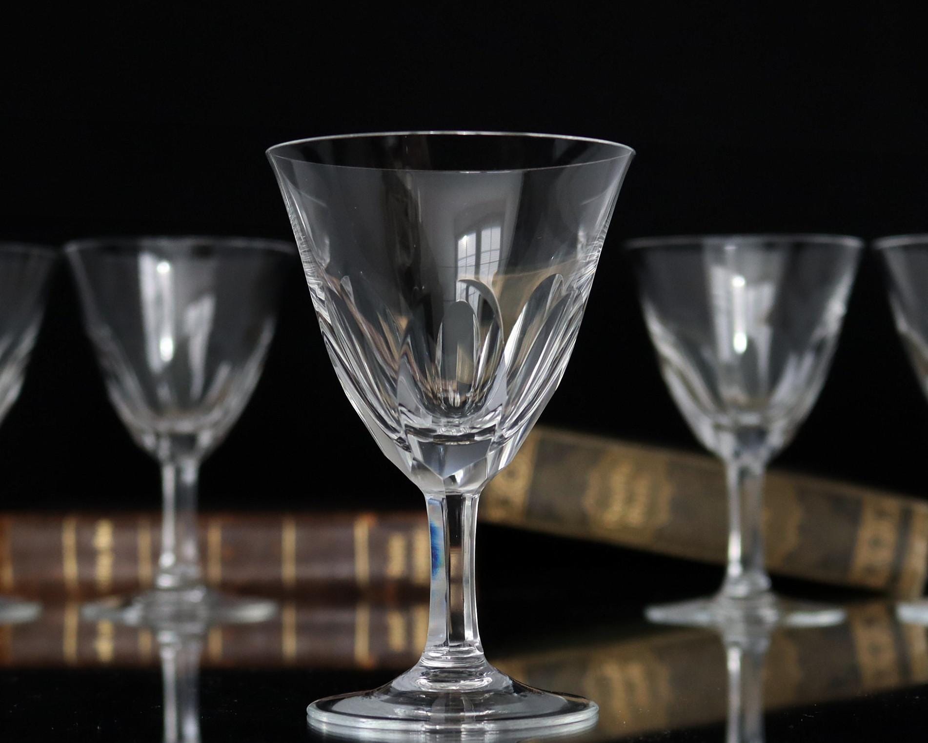 6x Kleine Cocktail Gläser auf Stiel, Frankreich