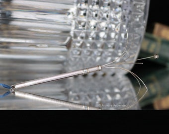 Sterling CHAMPAGNE WHISK - Silver 835 Cocktail Swizzle Stick