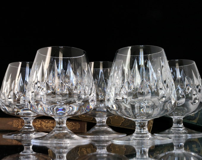 Baccarat Crystal Brandy Snifter Boxed Set of 2 NEW, Cristallerie De