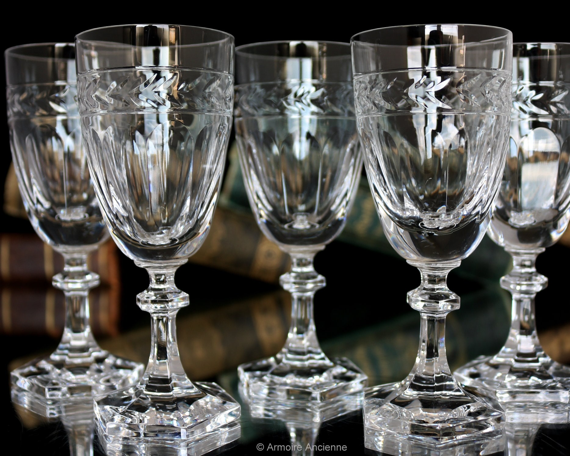 Lot de 6 verres à liqueur en cristal - 85 g - Pour liqueur